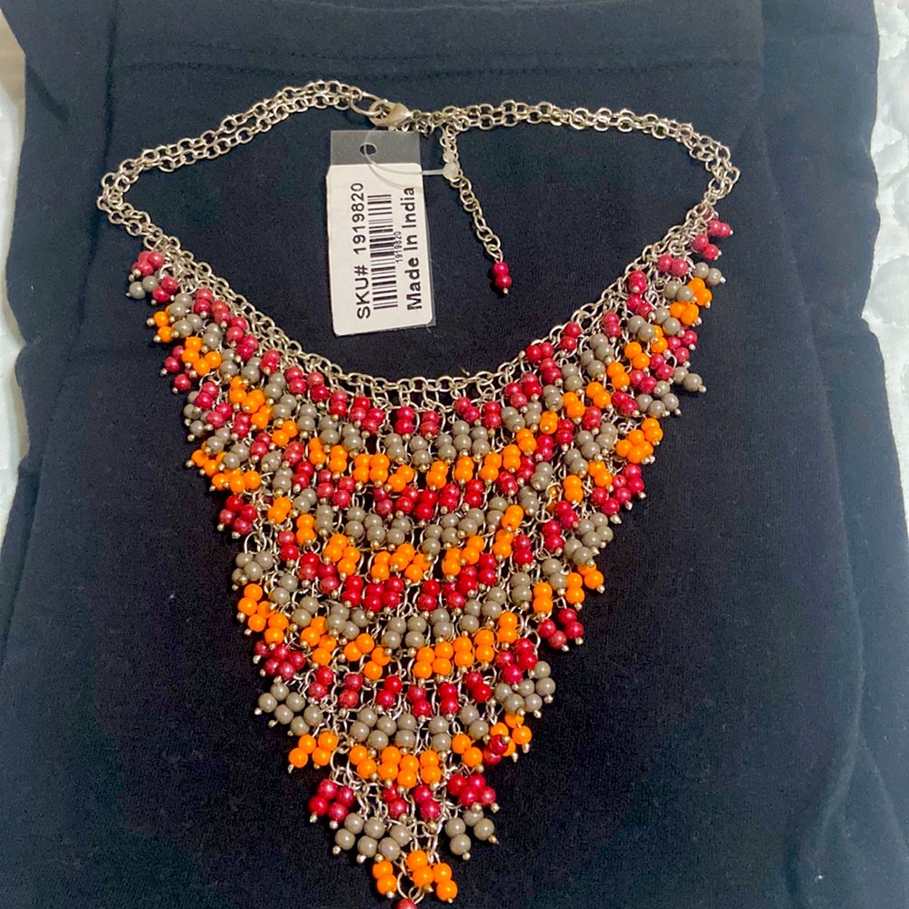 MULTICOLORED NECKLACE 16”